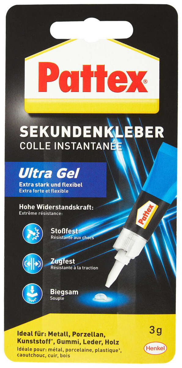 Bild 1 von PATTEX Sekundenkleber »Ultra Gel«