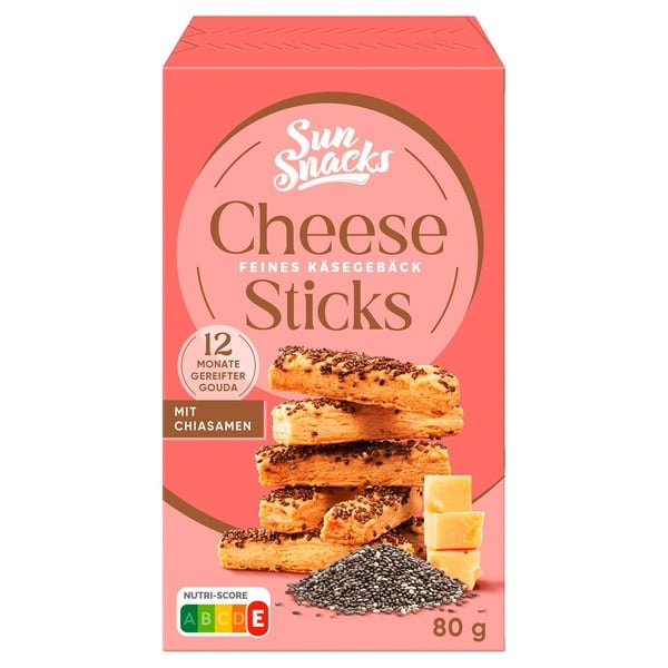 Bild 1 von SUN SNACKS Feinstes Käsegebäck 80 g