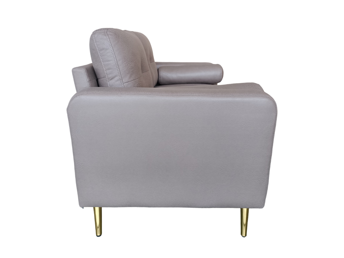 Bild 4 von Happy Home Sofaset 3tlg. Couchgarnitur 3-2-1-Sitzer hellbraun