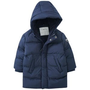 Jungen Puffer-Mantel mit Kapuze