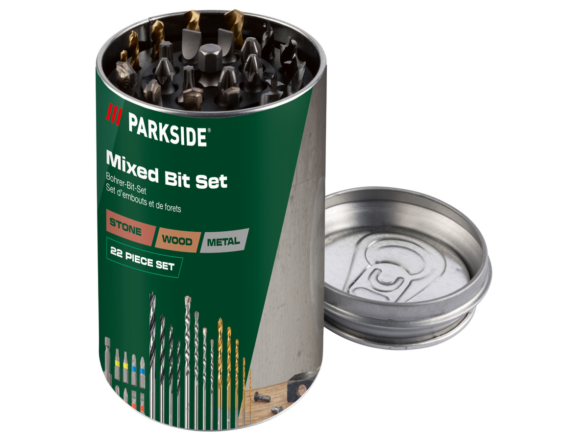 Bild 1 von PARKSIDE® Bohrer-Bit-Set, 22-teilig