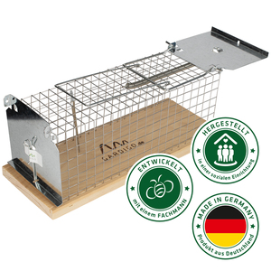 Gardigo Lebend-Rattenfalle Käfig Made in Germany