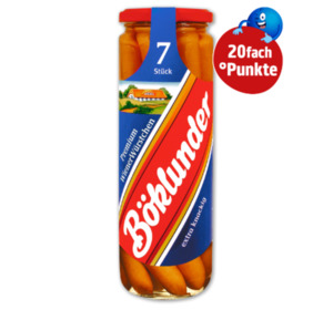 20fach °Punkte auf Böklunder Produkte im Gesamtwert von 2€.