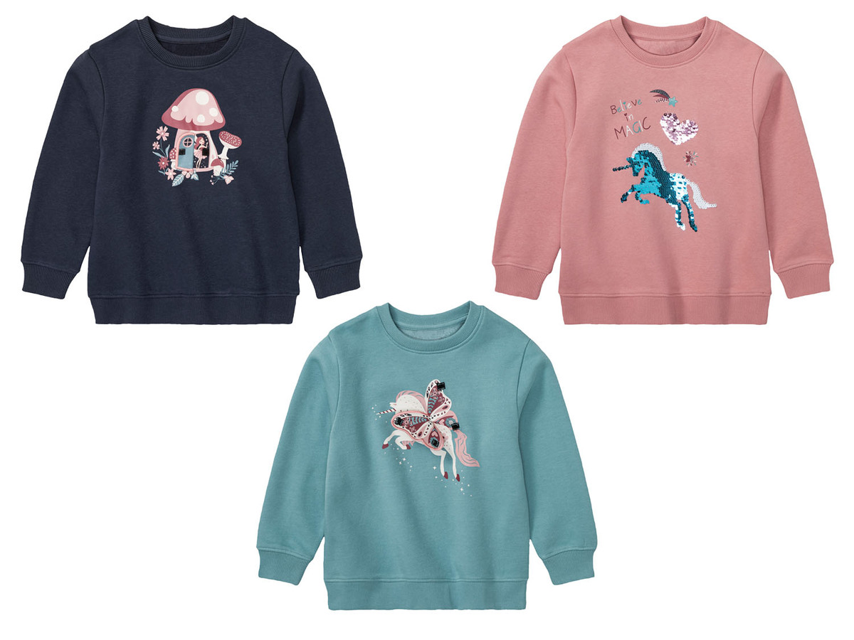 Bild 1 von lupilu® Kleinkinder Sweatpullover mit Wendepailletten