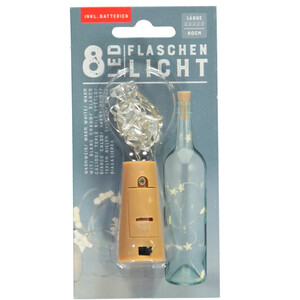 Flaschenlicht mit LED Lichtern