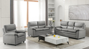 Bild 1 von Happy Home Sofaset 3tlg. Couchgarnitur 3-2-1-Sitzer grau