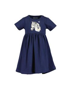 Blue Seven - Mini Girls Kleid mit Pferdedruck