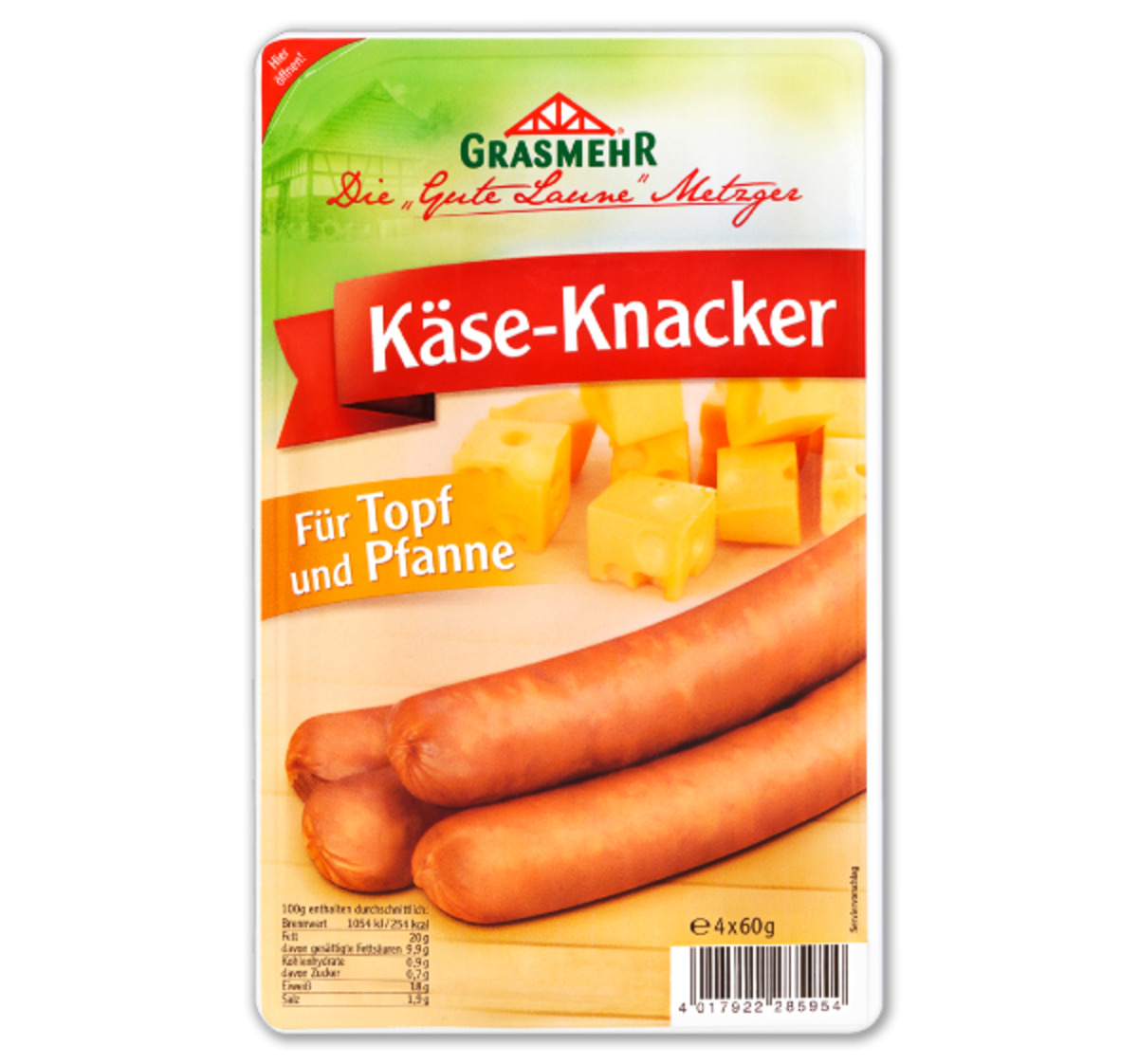 Bild 1 von GRASMEHR Käse-Knacker*