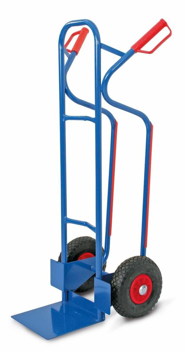 Bild 1 von BRB Stahl-Stapelkarre mit pannensicheren Reifen, blau