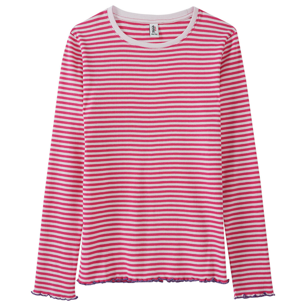 Bild 1 von Mädchen Langarmshirt in Rippqualität