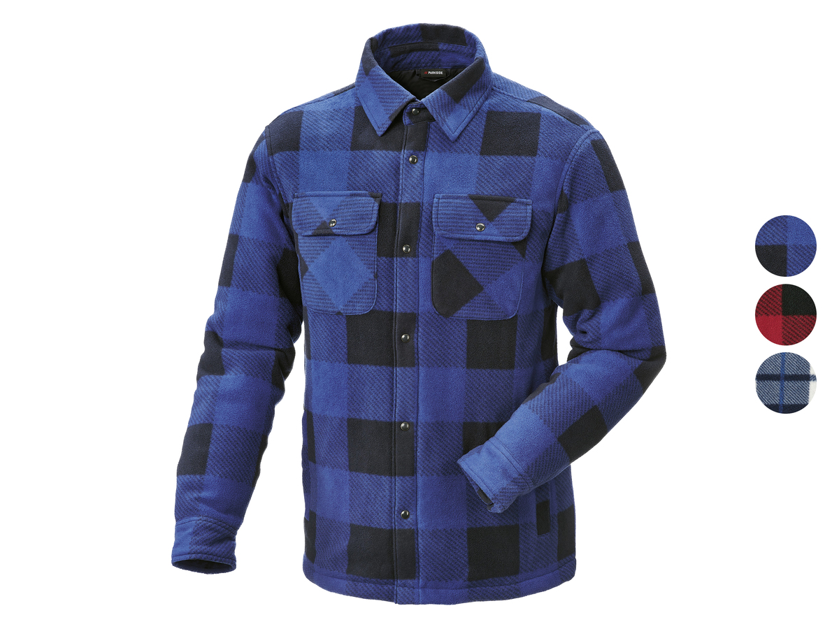 Bild 1 von PARKSIDE® Herren Overshirt, hochwertiges Polarfleece