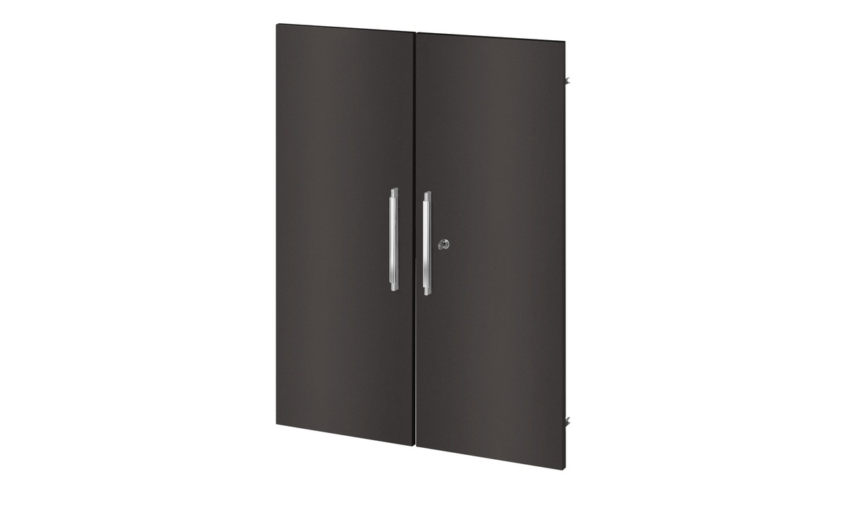 Bild 1 von Holztüren, 2-teilig grau Maße (cm): B: 76 H: 102,3 Sonstiges Zubehör - Möbel Kraft