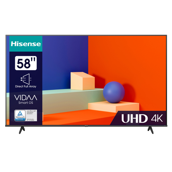 Bild 1 von Hisense 58" 4K UHD Smart TV / Fernseher (2023) 58A6K