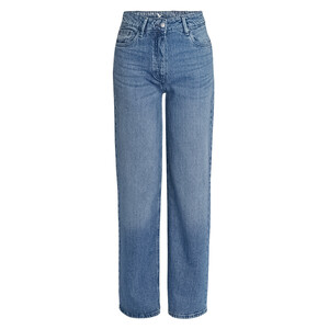 Damen Straight-Jeans zum Knöpfen