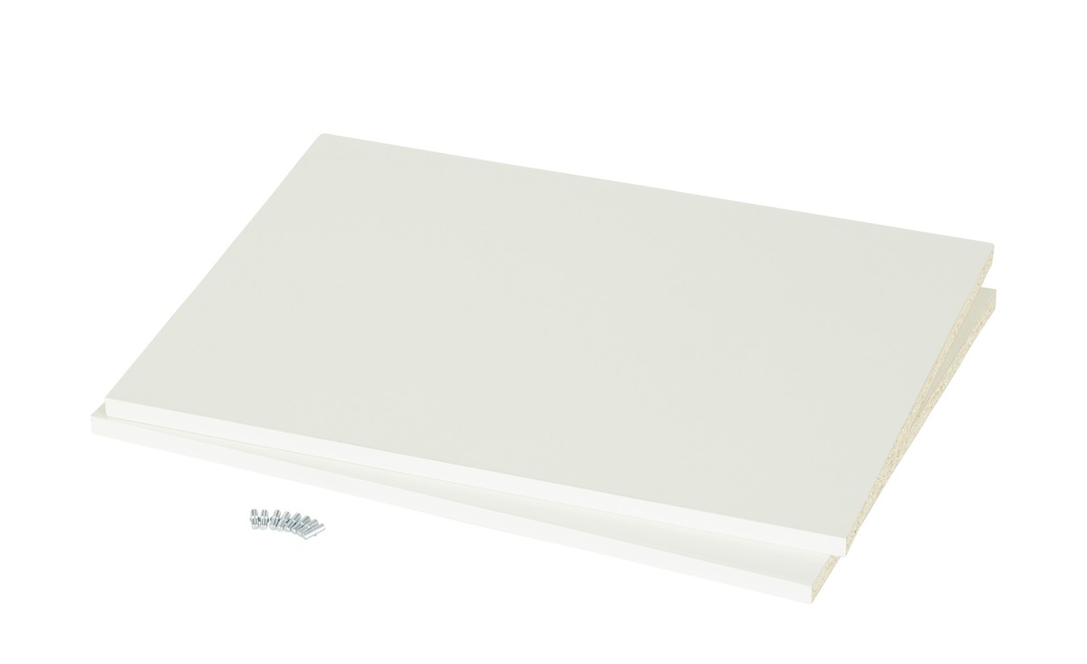 Bild 1 von Einlegeböden (2 Stück) weiß Maße (cm): B: 52 H: 3 T: 38 Sonstiges Zubehör - Möbel Kraft