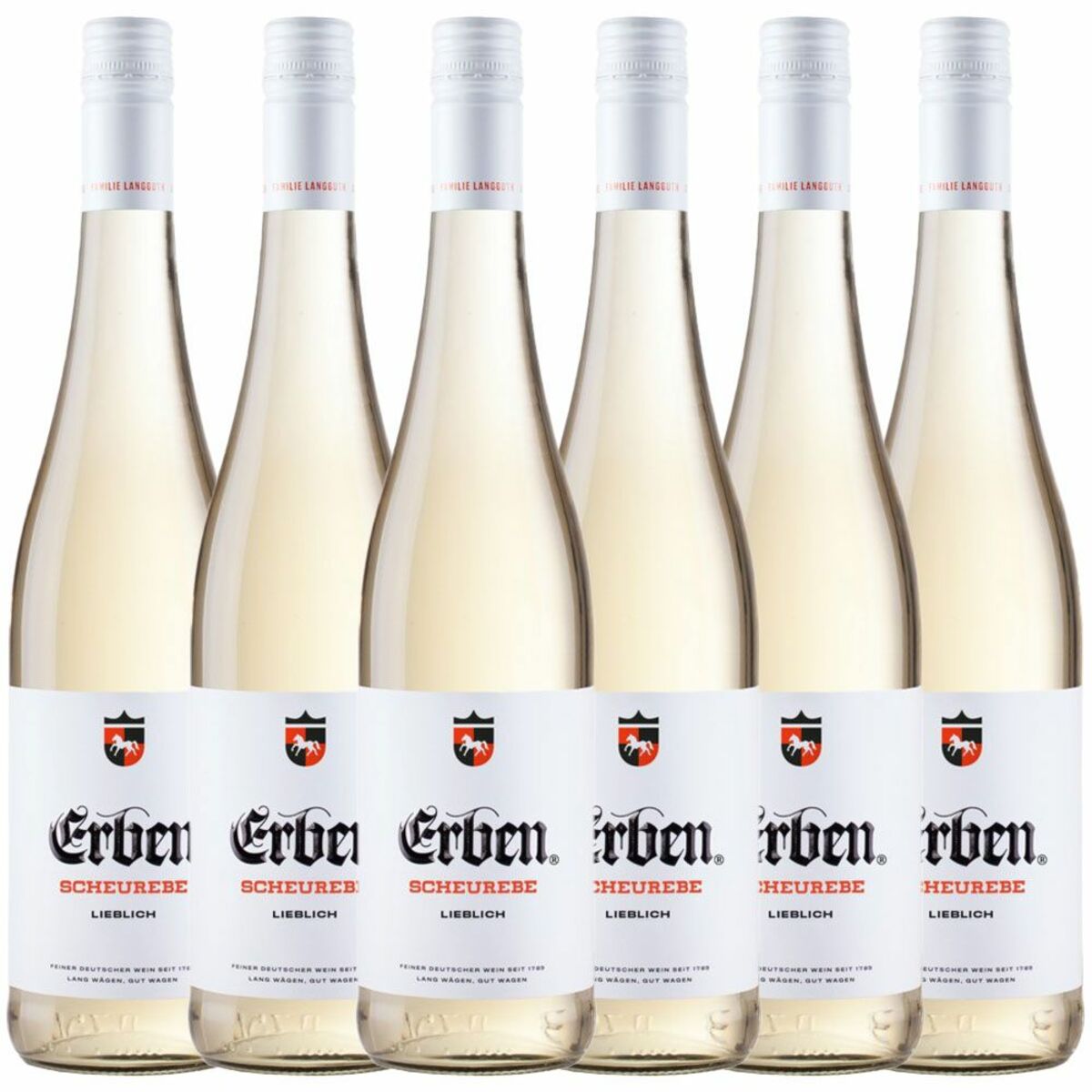 Bild 1 von Erben Scheurebe lieblich 2021 / 2022 - 6er Karton
