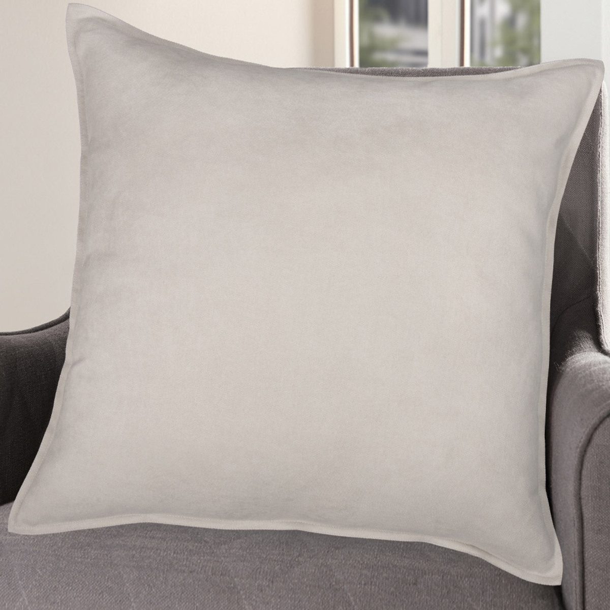 Bild 1 von Bella Casa Dekokissen "Nizza" ca. 60 x 60 cm, Silber