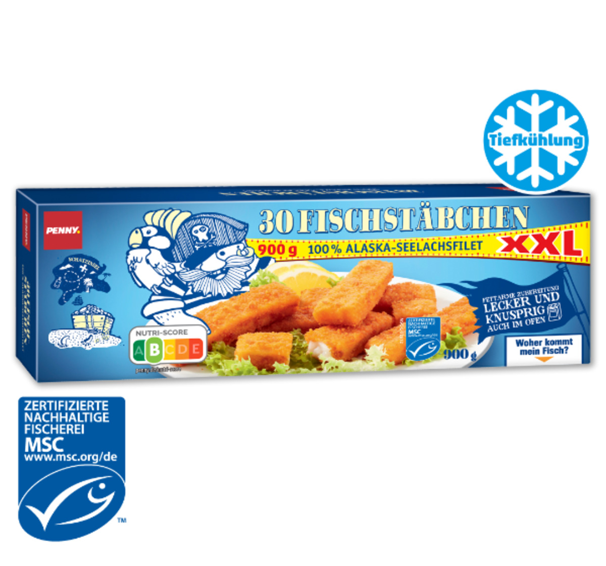 Bild 1 von PENNY MSC Fischstäbchen XXL*