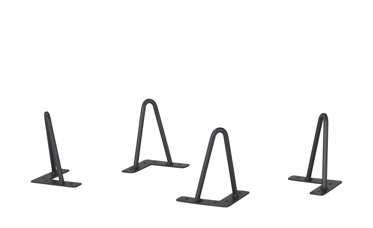 Bild 1 von Füße 4er Set grau Maße (cm): B: 11 H: 15 T: 11 Sonstiges Zubehör - Möbel Kraft