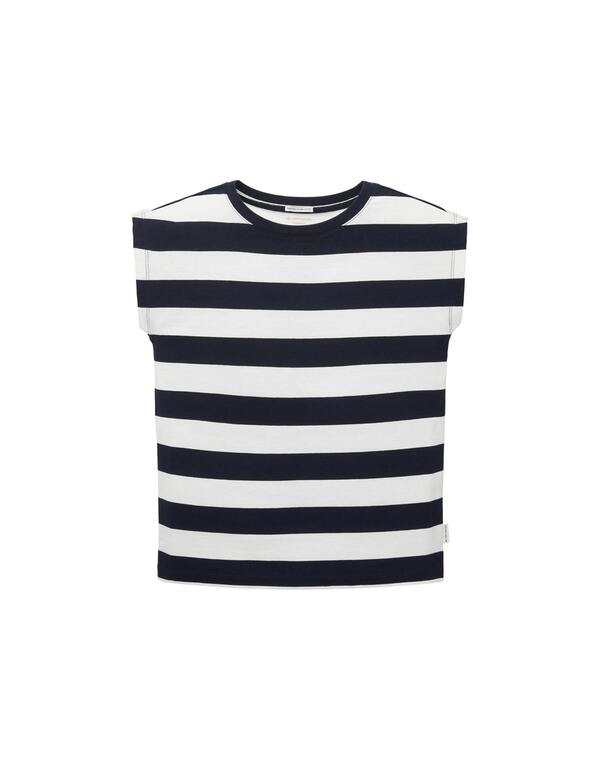 TOM TAILOR T-Shirt Donna A Strisce – Maniche 3/4 – Casual Chic – Cotone Comfort