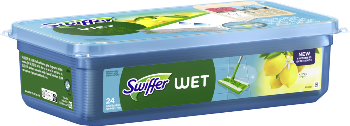 Bild 2 von Swiffer Wet Feuchte Bodentücher Zitrus Nachfüllpackung Doppelpack