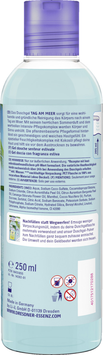 Bild 2 von Dresdner Essenz Pflegendes Duschgel Tag am Meer