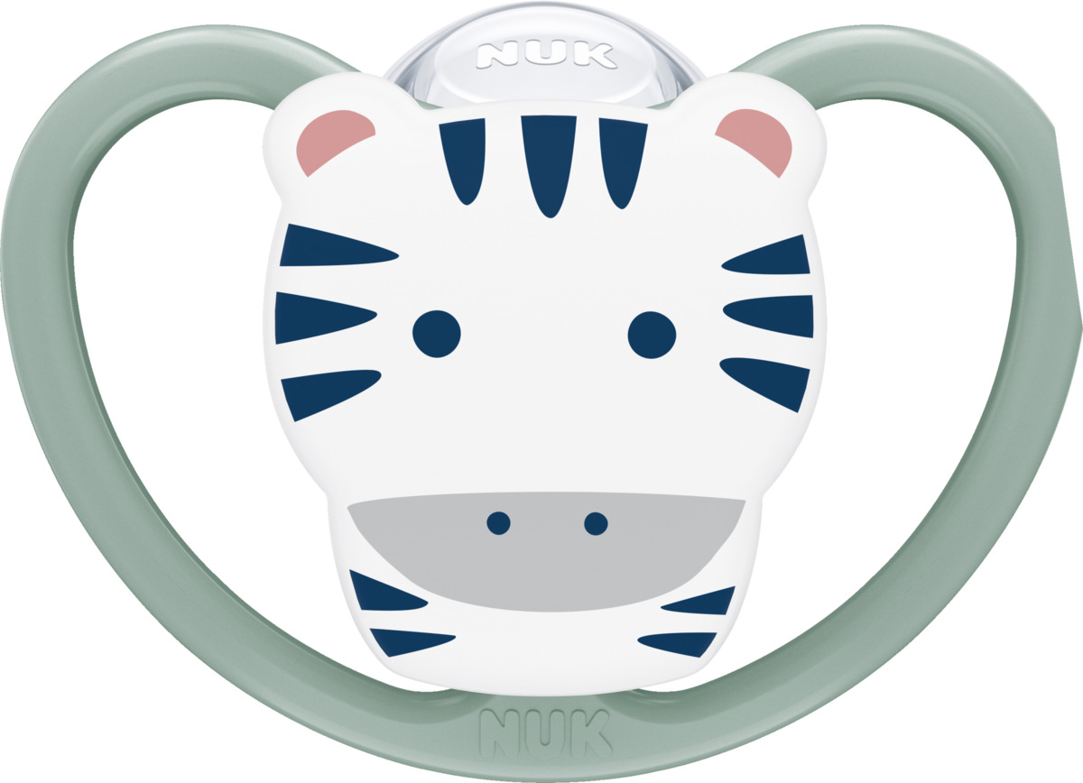 Bild 4 von NUK Space Silikon-Schnuller, Zebra & Sonne, 18-36 Monate