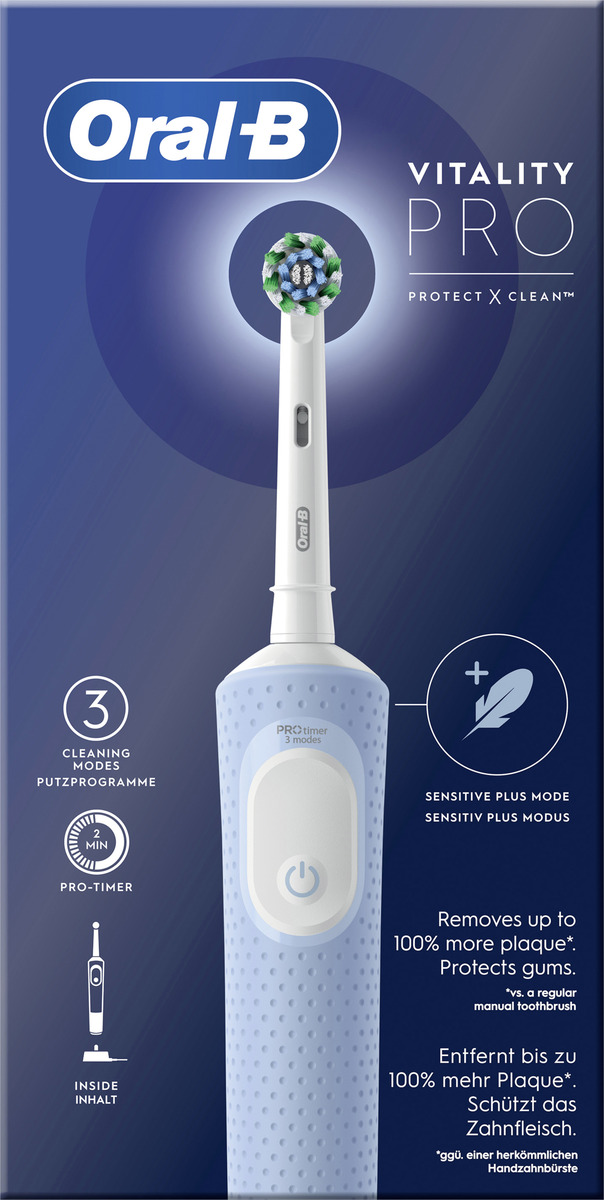 Bild 1 von Oral-B Vitality Pro D103 Elektrische Zahnbürste Blue