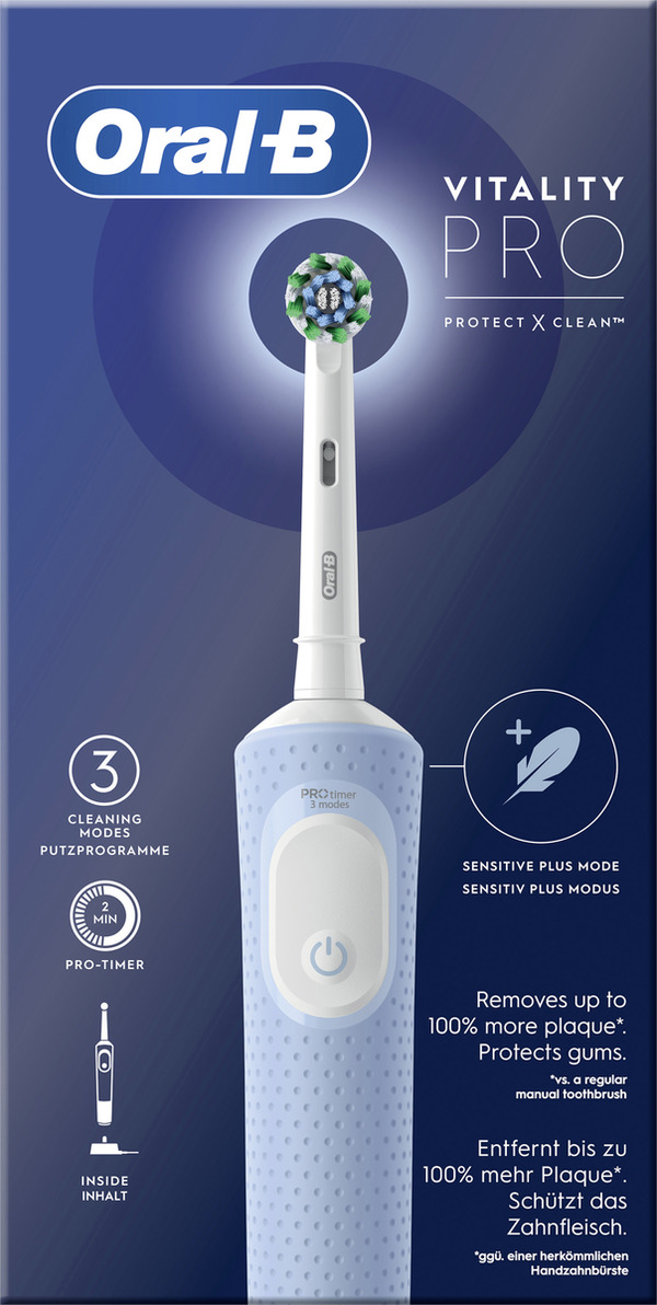 Bild 1 von Oral-B Vitality Pro D103 Elektrische Zahnbürste Blue