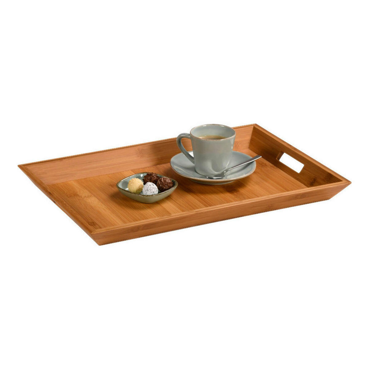 Bild 1 von Kesper Serviertablett natur Bambus B/H/L: ca. 33x4x52 cm