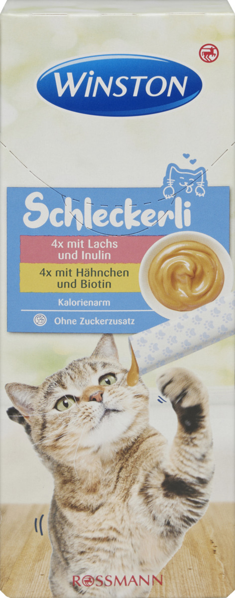 Bild 1 von Winston Schleckerli 4x mit Lachs & Inulin, 4x mit Hähnchen & Biotin