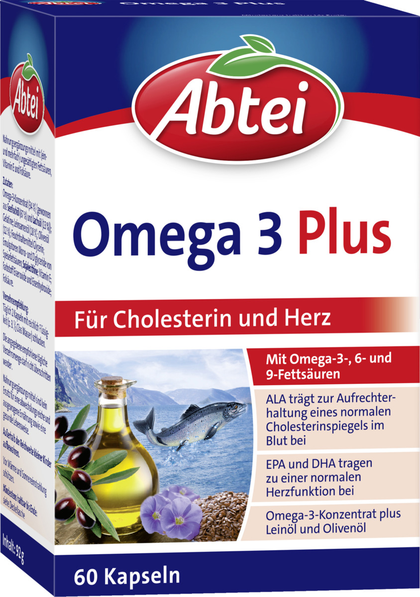 Bild 1 von Abtei Omega 3 Plus Kapseln