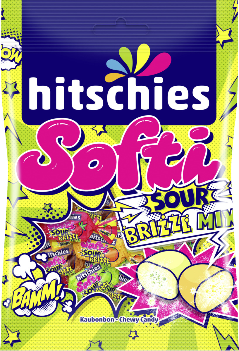 Bild 1 von hitschies Kaubonbon Softi sour brizzl Mix