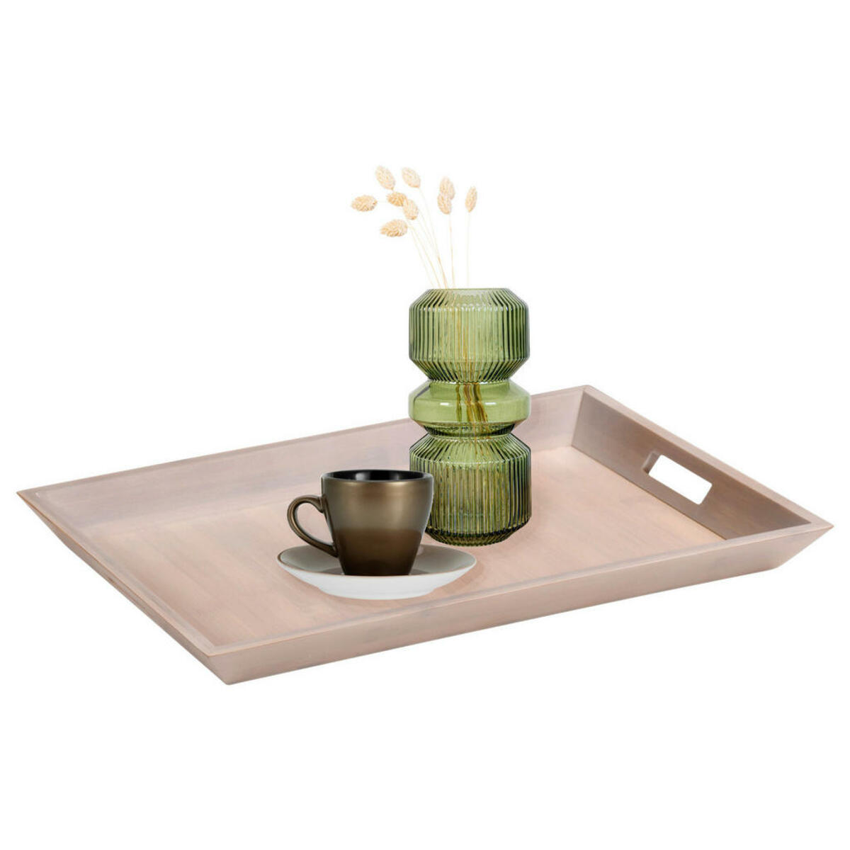 Bild 1 von Kesper Serviertablett weiß Bambus B/H/L: ca. 50x4x32,5 cm