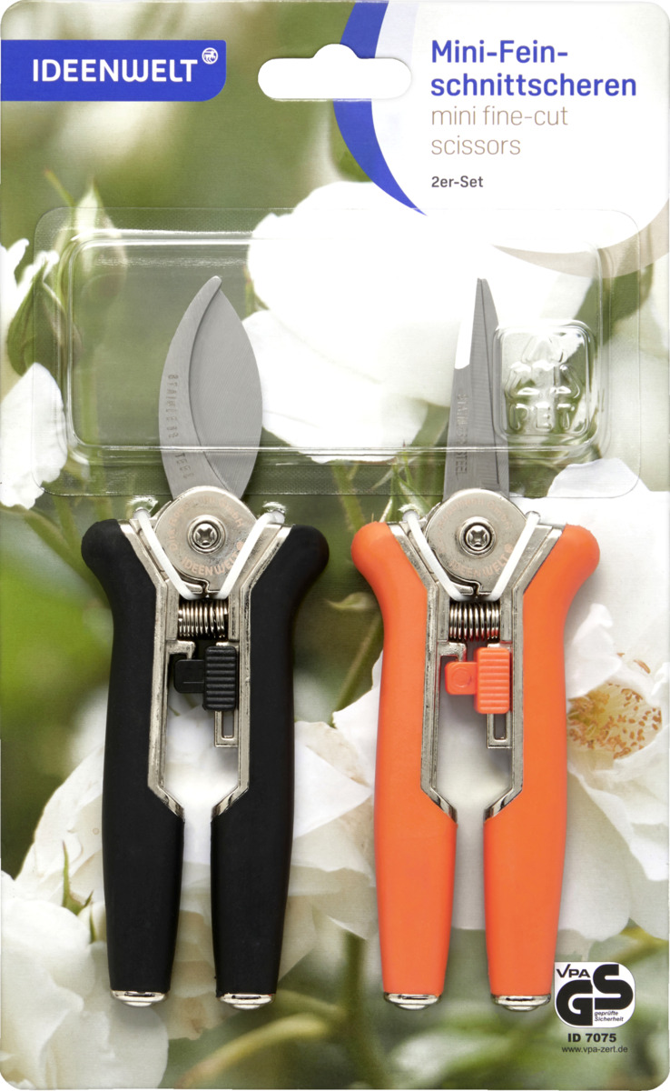 Bild 1 von IDEENWELT 2er-Set Mini-Feinschnittscheren