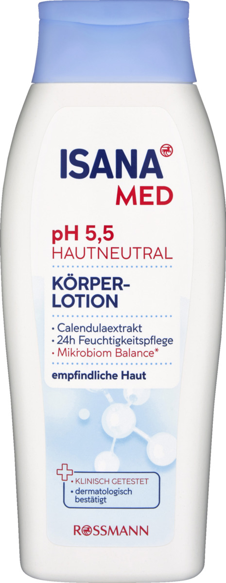 Bild 1 von ISANA MED Körperlotion pH 5,5 hautneutral