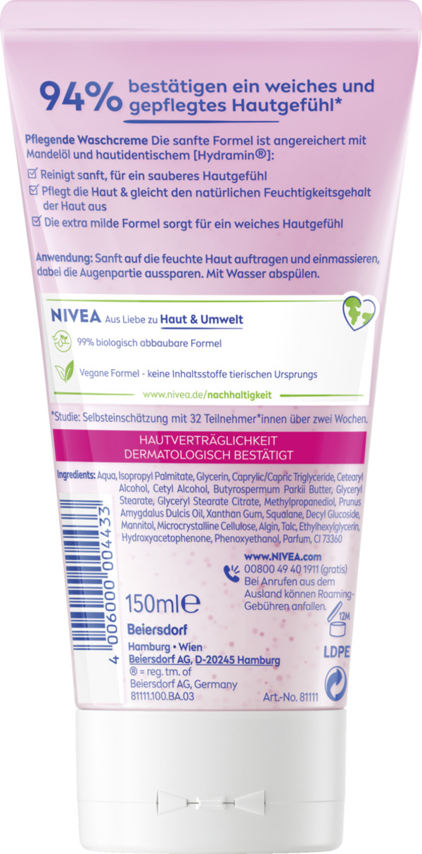 Bild 2 von NIVEA Waschcreme pflegend