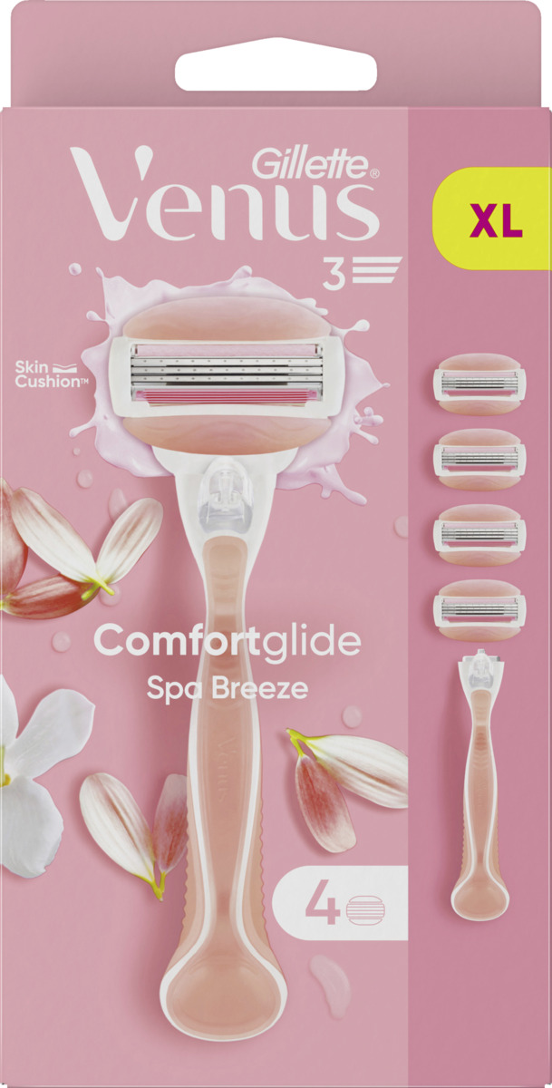 Bild 1 von Gillette Venus Comfortglide Spa Breeze Rasierer mit 4 Klingen