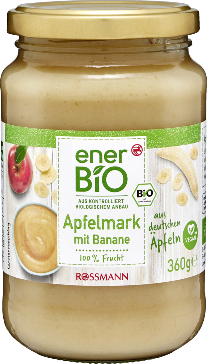 Bild 1 von enerBiO Apfelmark mit Banane