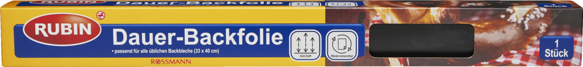 Bild 1 von RUBIN Dauer-Backfolie