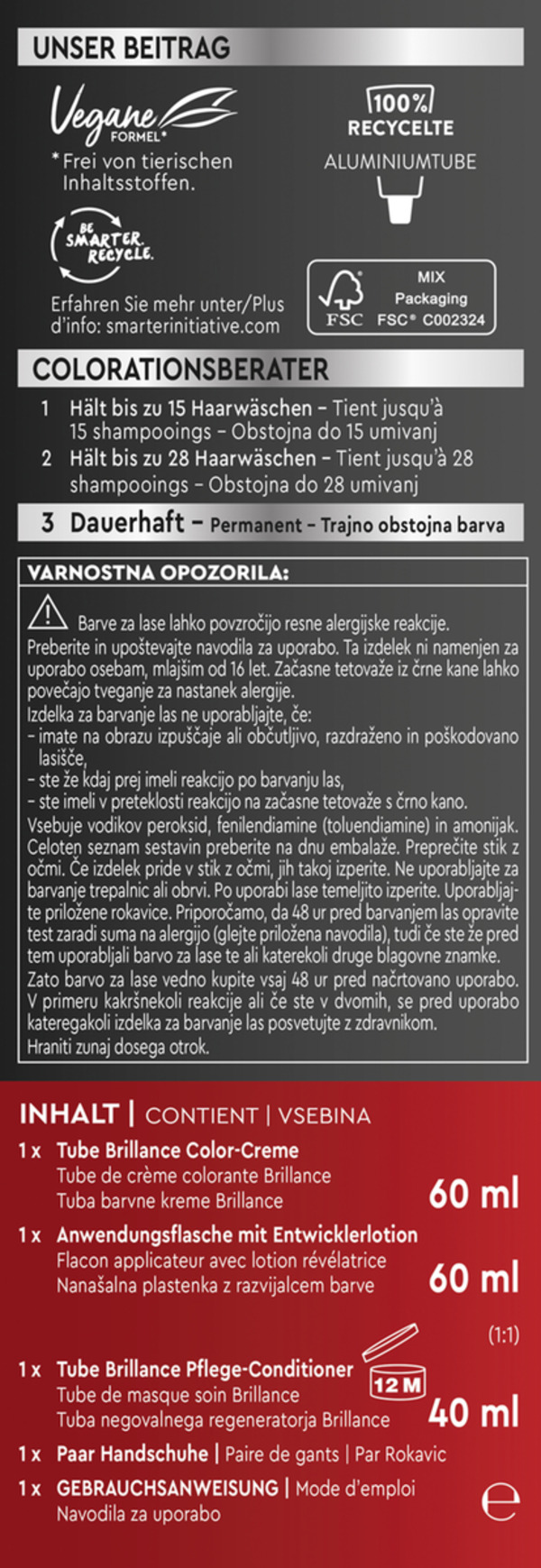 Bild 2 von Schwarzkopf Brillance Intensiv-Color-Creme 872 Intensivrot