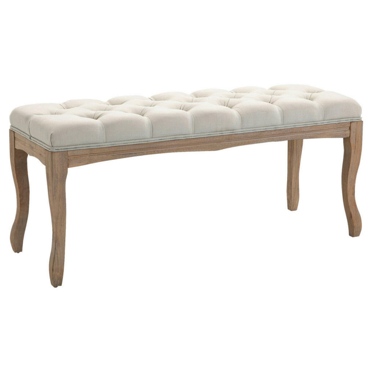 Bild 1 von Polsterbank 837-178BG beige B/H/T: ca. 110x48x40 cm