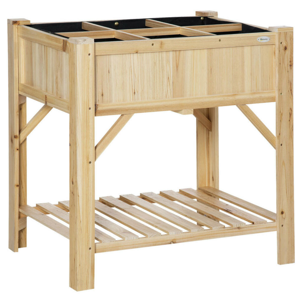 Bild 1 von Outsunny Hochbeet B/H/L: ca. 58x81x79 cm