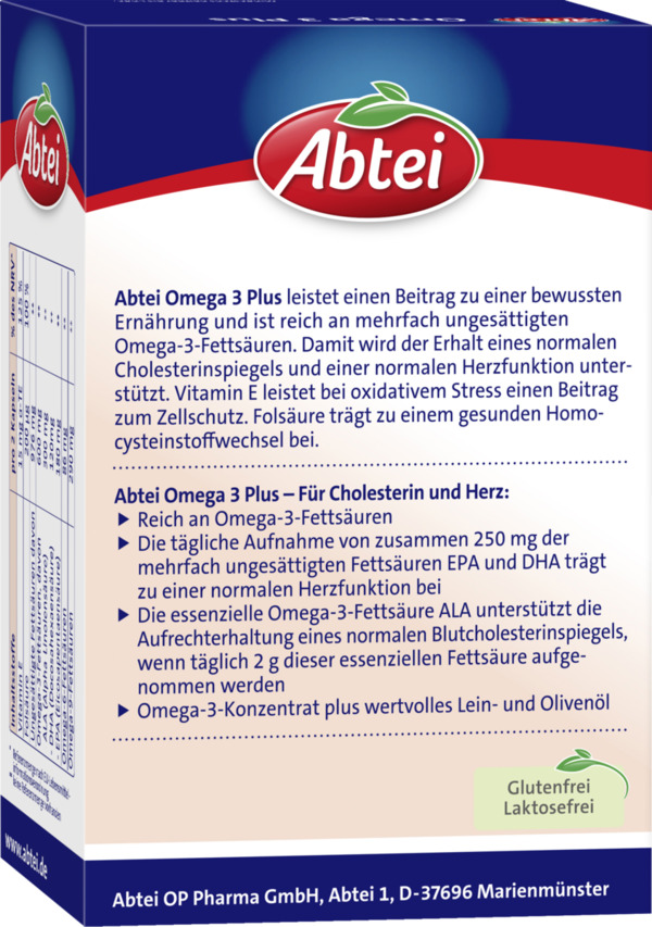 Bild 4 von Abtei Omega 3 Plus Kapseln