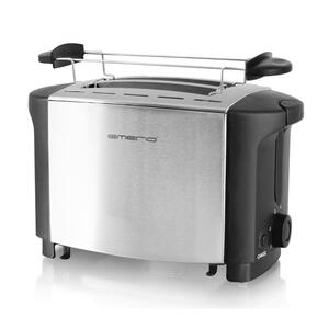 Emerio Toaster TO-108275.1 Edelstahl schwarz Kunststoff