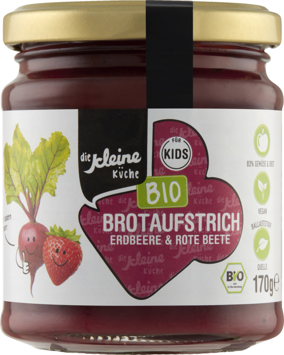 Bild 1 von Die Kleine Küche Bio Brotaufstrich Erdbeere & Rote Beete
