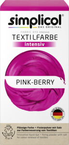 simplicol Textilfarbe Intensiv Pink-Berry