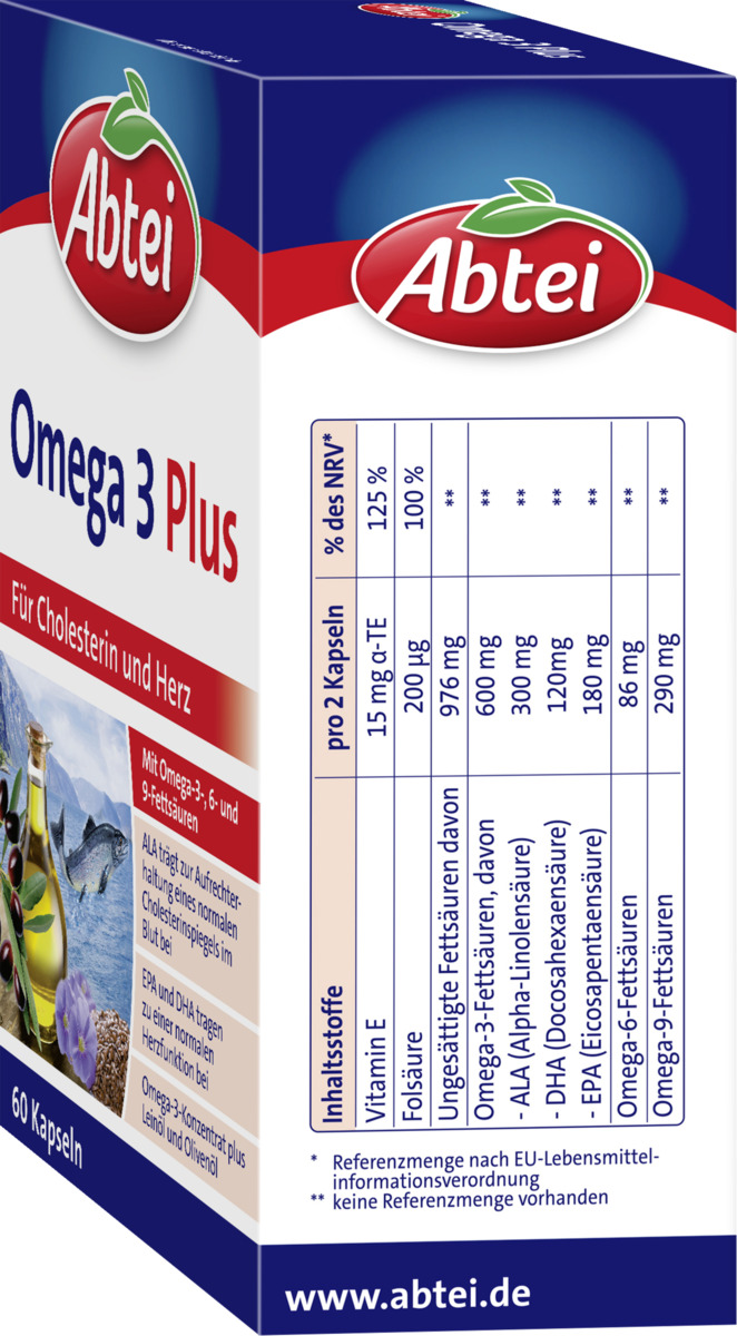 Bild 2 von Abtei Omega 3 Plus Kapseln