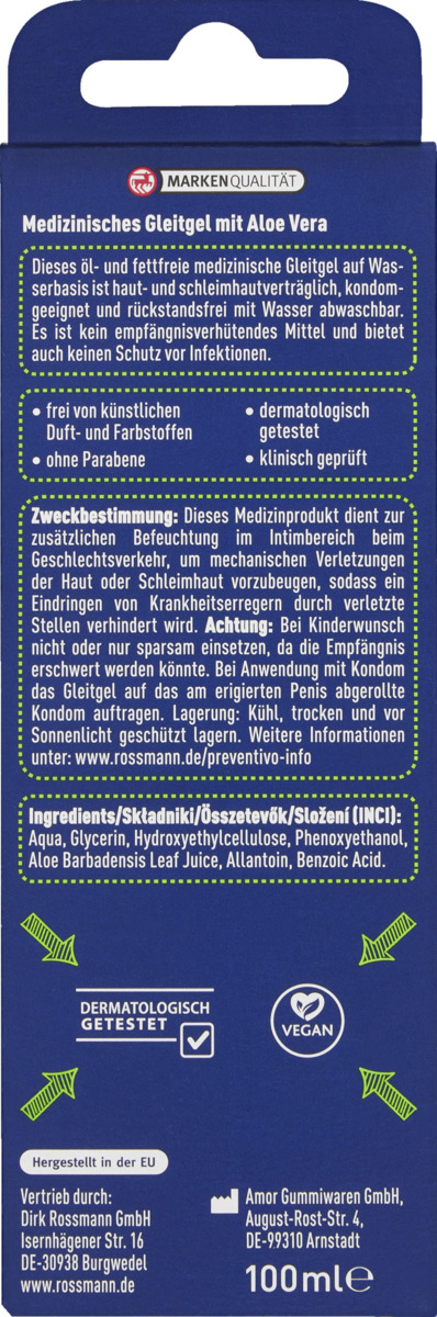 Bild 2 von preventivo Gleitgel Aloe Vera