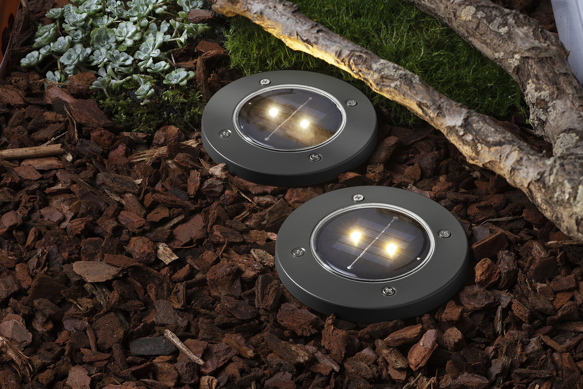 IDEENWELT 2er Set SolarGartenleuchten von ROSSMANN ansehen!